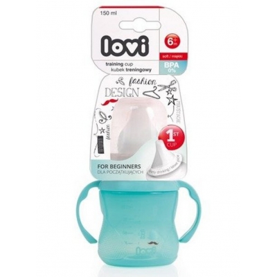 Kubek treningowy LOVI 150 ml retro mięta